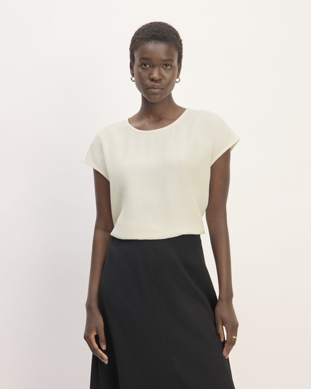 womens-mini-jacquard-stripe-top-bone | primary