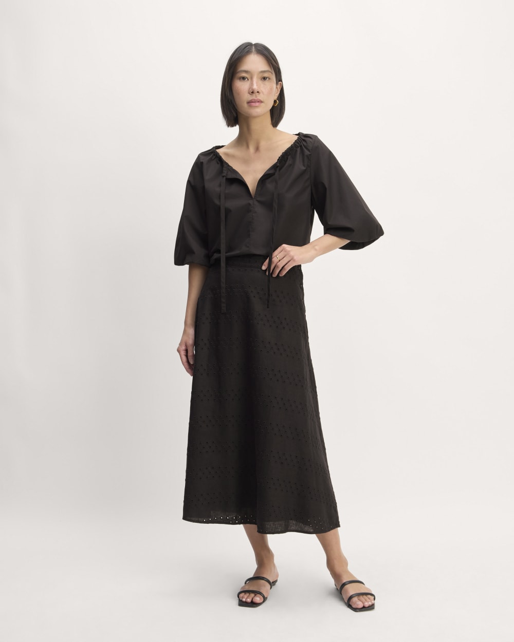 womens-supima-puff-sleeve-top-black