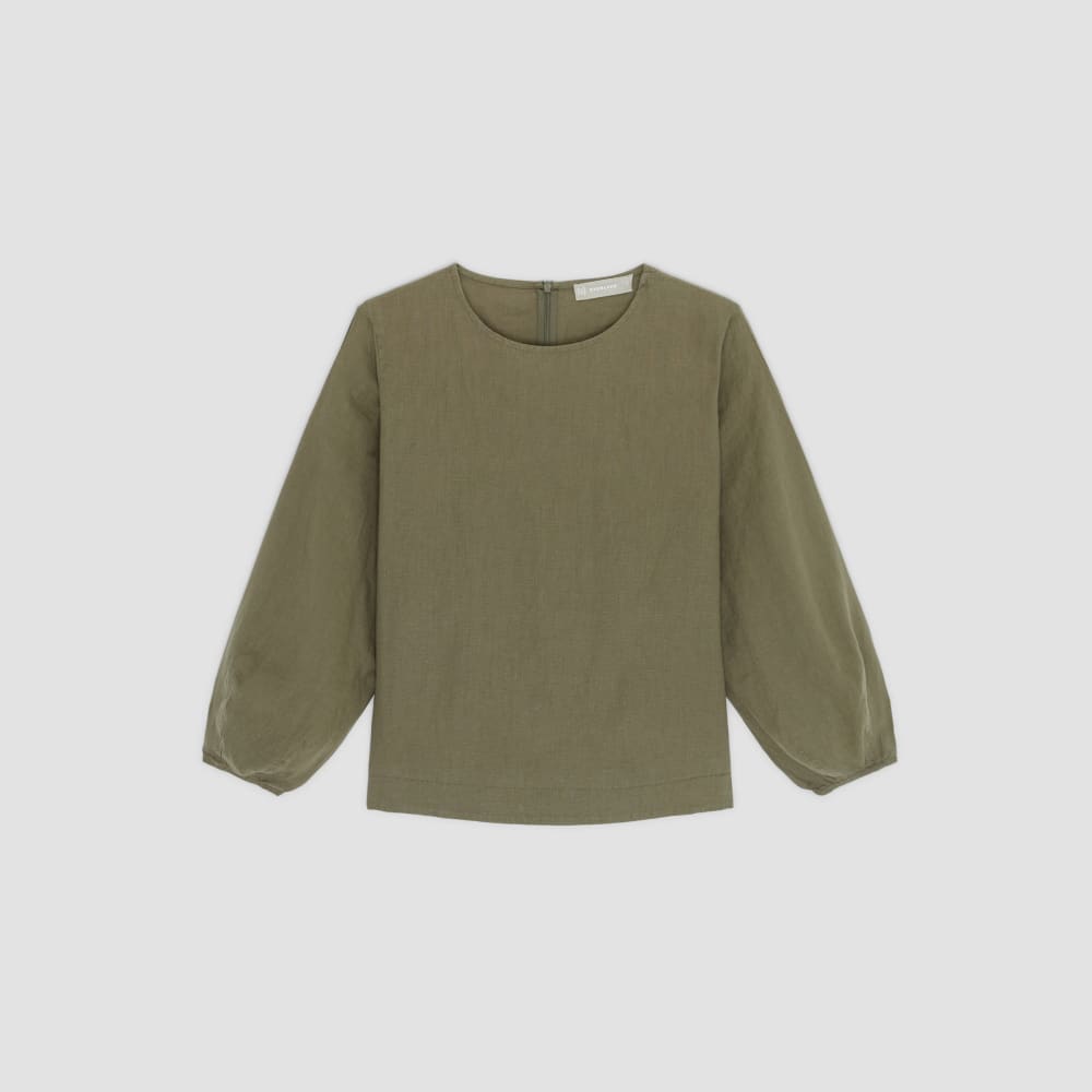 womens-linen-long-sleeve-top-kalamata | alt