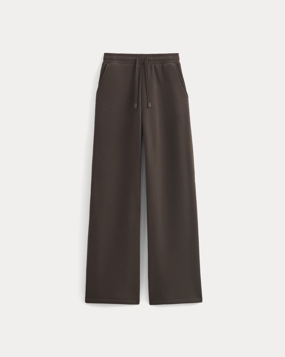Luxe Fleece Wide-Leg Sweatpant | Dark Chocolate – Everlane