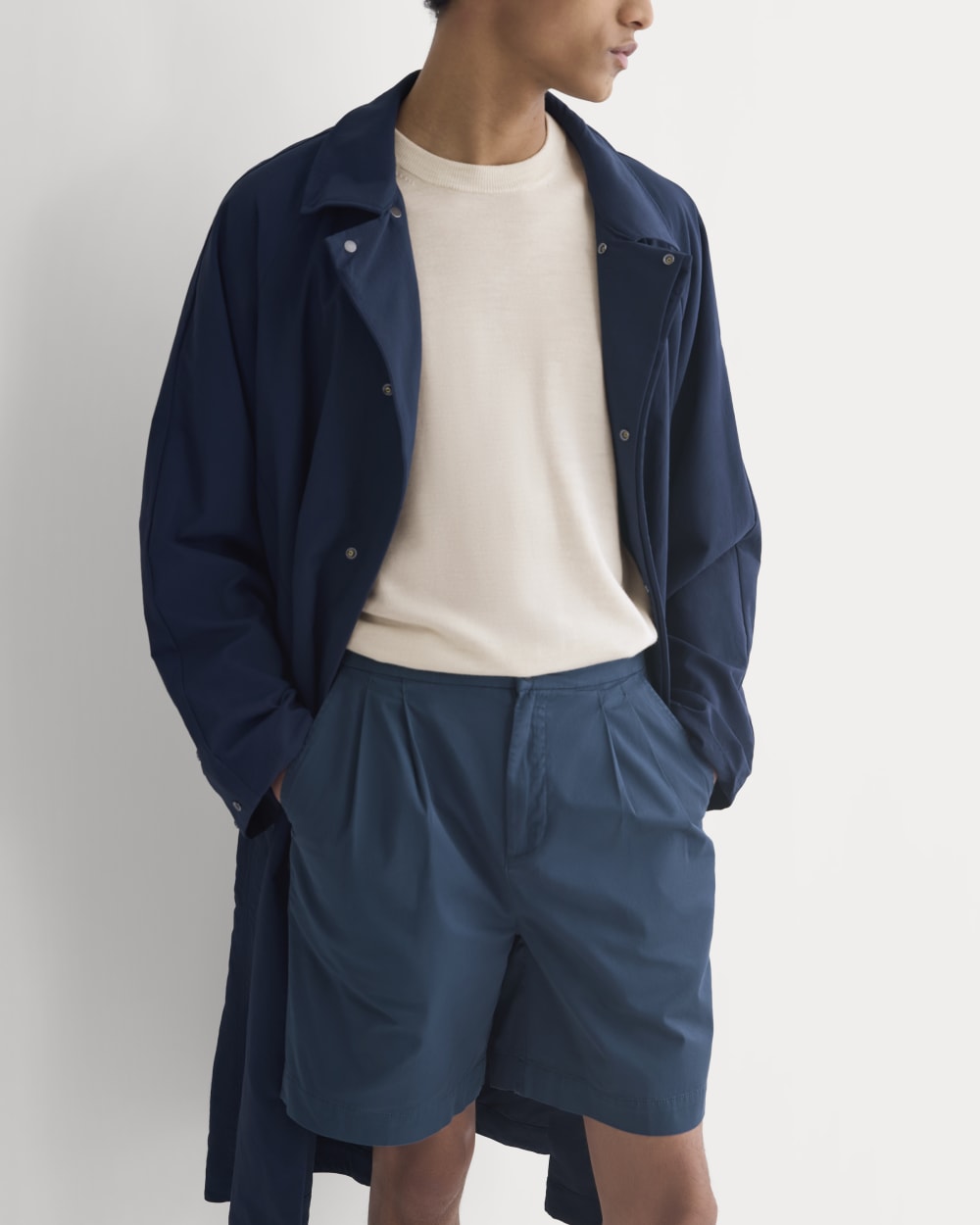 Pleated Easy Short | Midnight Navy – Everlane