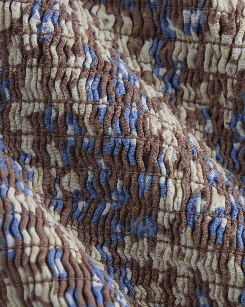 The Gauze Smocked Top | Mocha Floral – Everlane