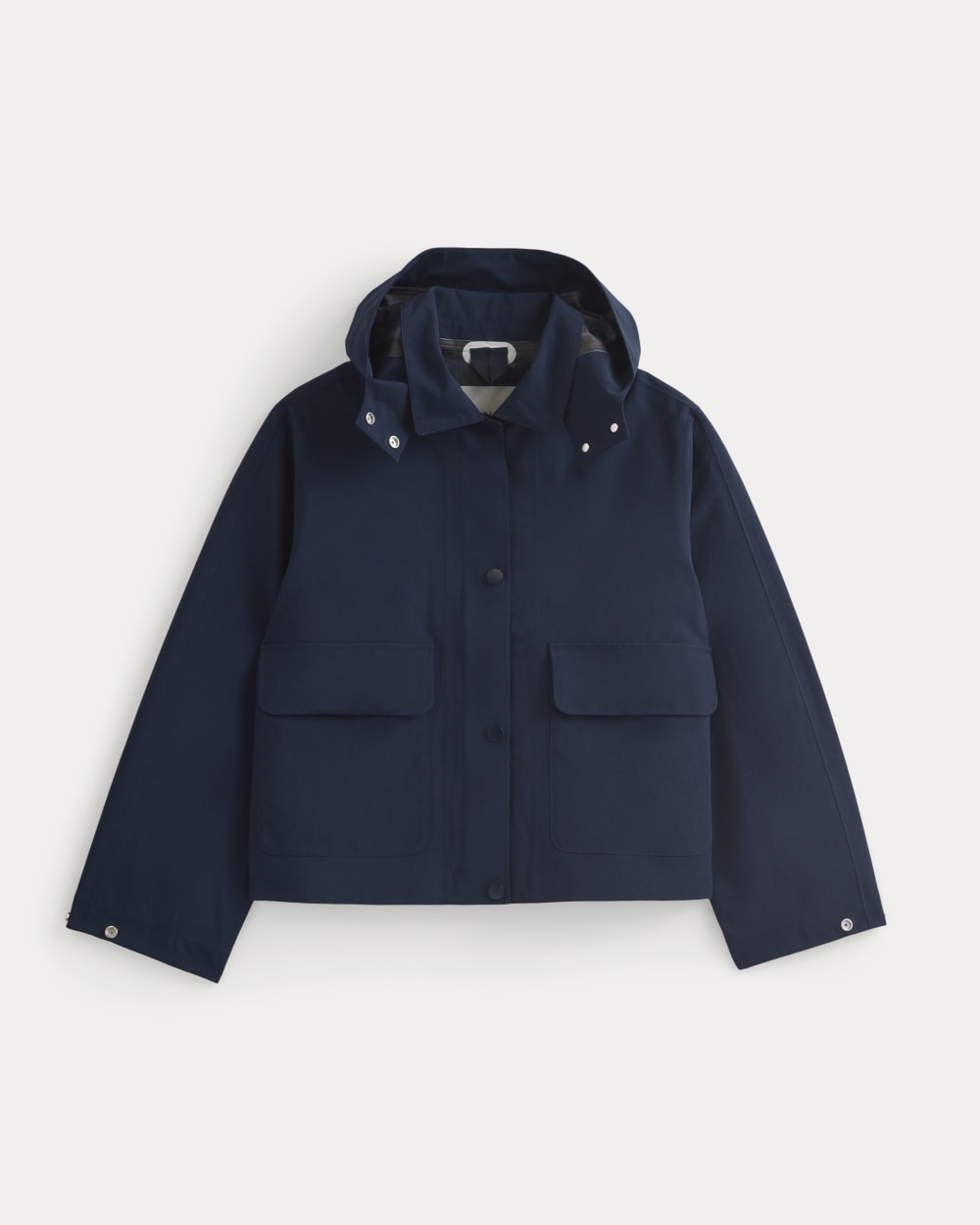womens-recycled-nylon-barrel-jacket-deep-navy | alt