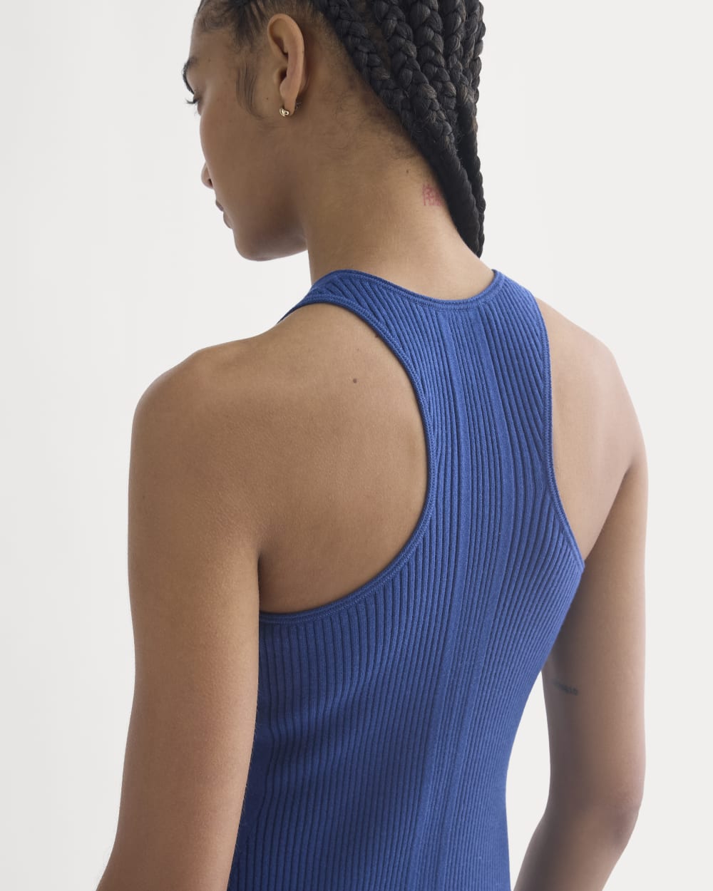 Cutaway Ribbed Midi Dress
