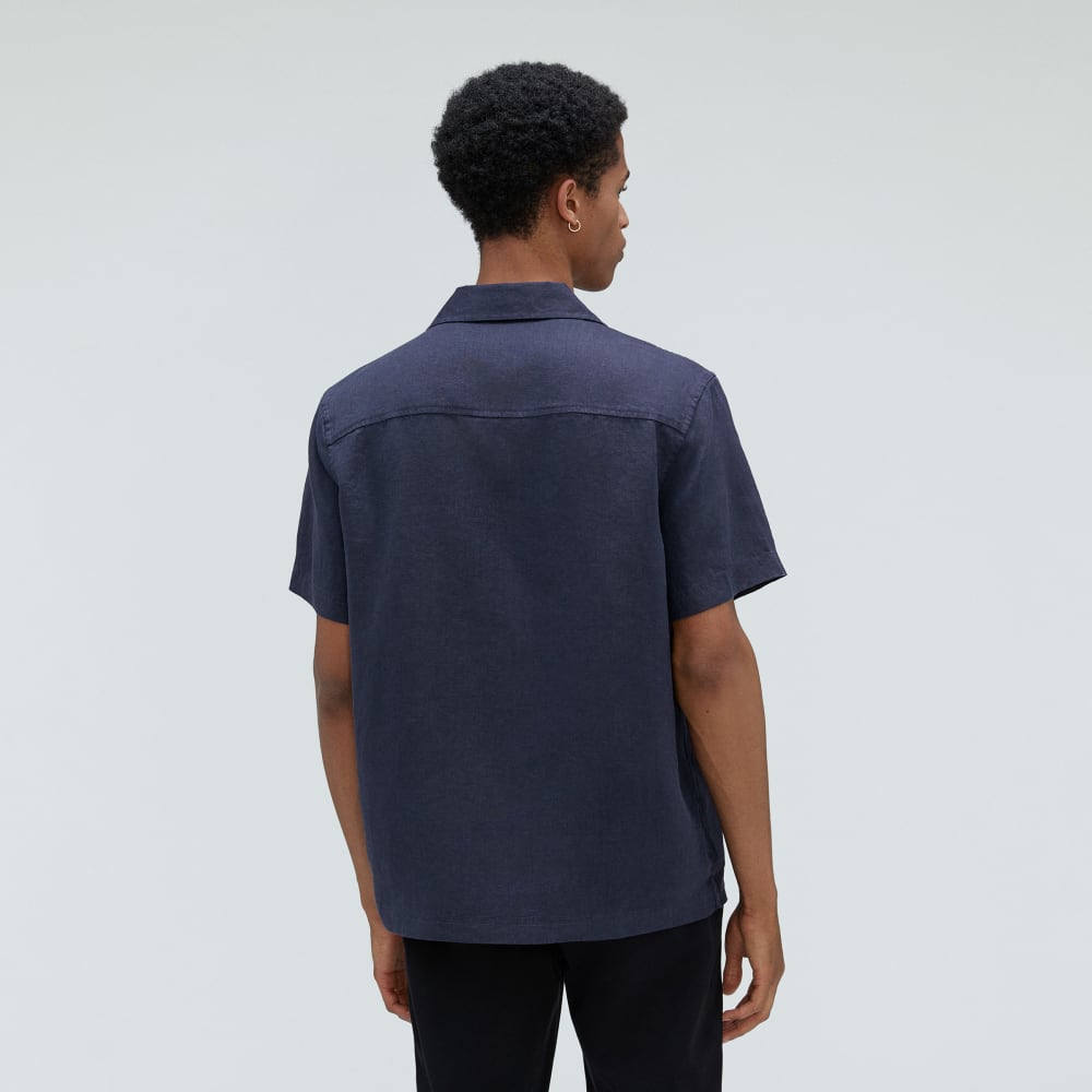 The Resort Shirt in Linen | Deep Navy – Everlane