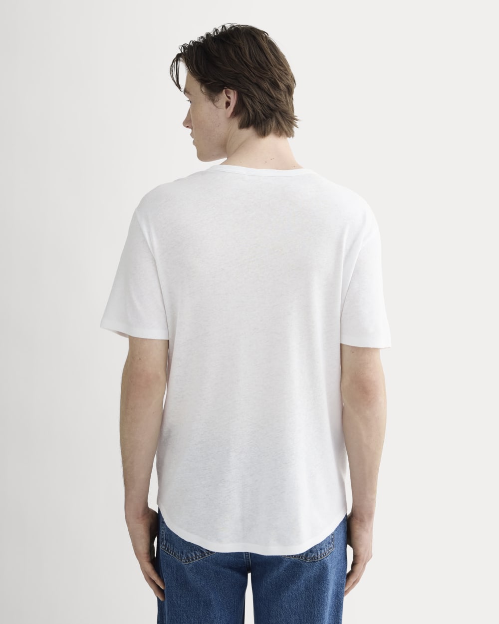 The Cotton Linen Tee | White – Everlane
