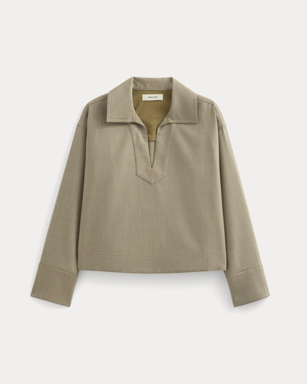 womens-overshirt-in-tailor-twill-light-taupe | alt