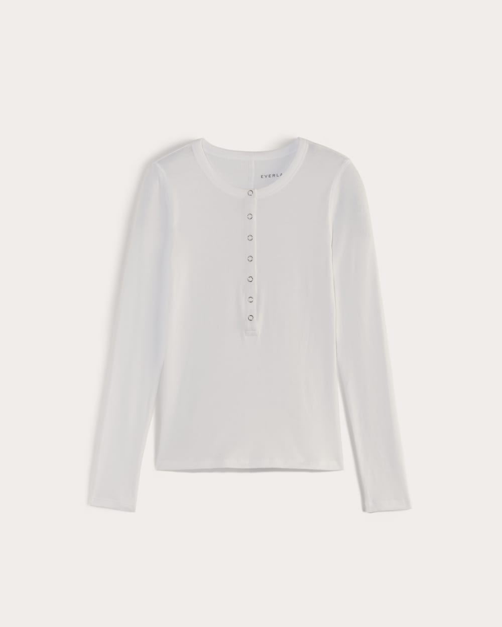 ANCELLM HENLEY RIB LS T-SHIRT （CREAM） ANCELLM - HENLEY RIB LS T-SHIRT/CREAM | NapsNote