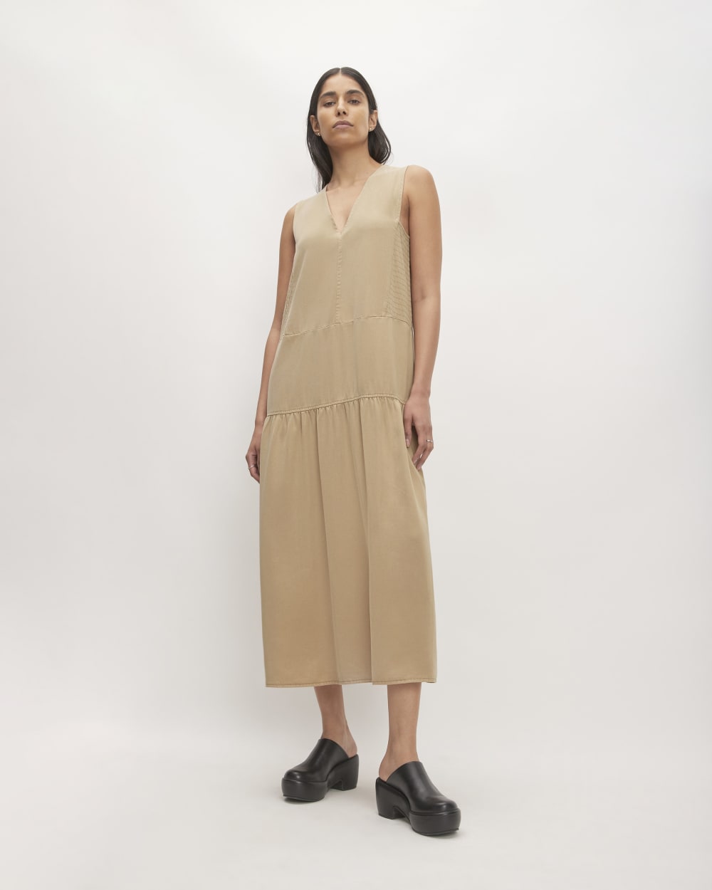 The TENCEL™ V-Neck Dress