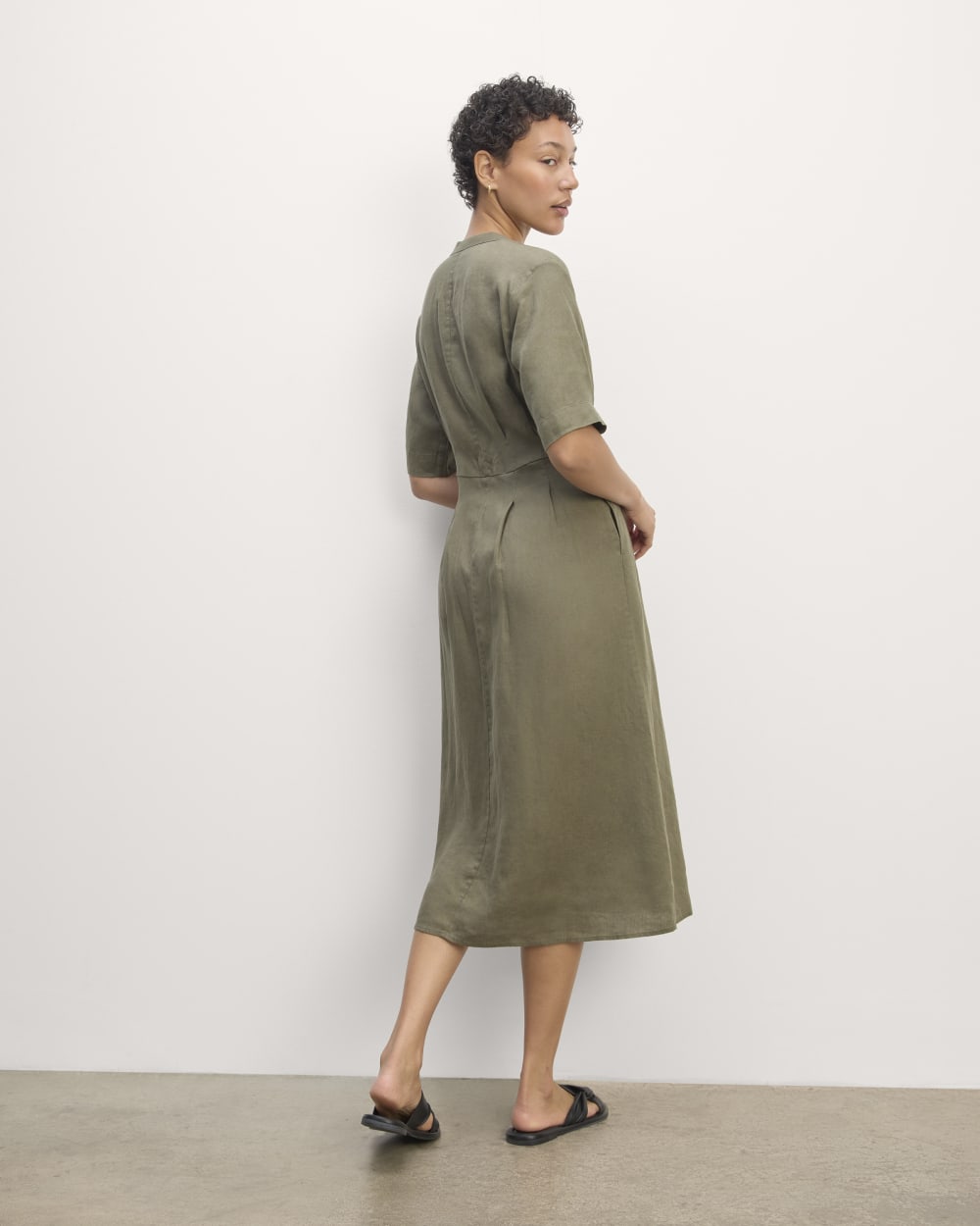 The Frolic Dress in Linen | Kalamata Everlane The Frolic Dress in Linen | Kalamata Everlane