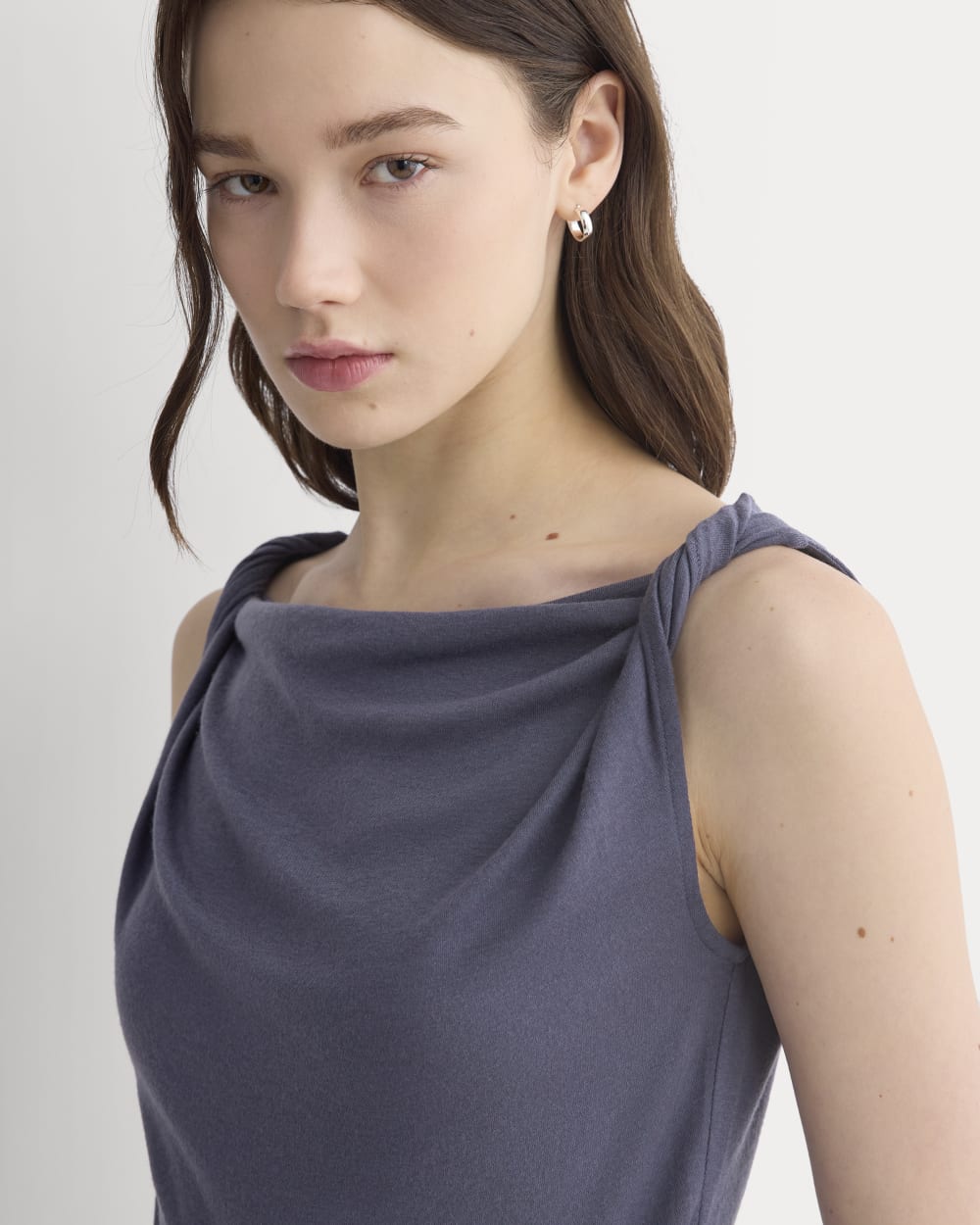 womens-cowl-neck-twist-tank-butterluxe-graystone