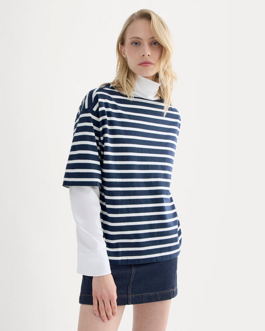 womens-mariner-tee-navy-bone | primary