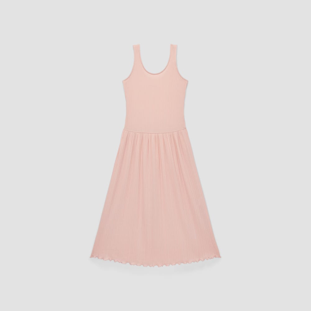 The Rib Soft Knit Scoop-Neck Dress | Petal Pink Everlane The Rib Soft Knit Scoop-Neck Dress | Petal Pink Everlane