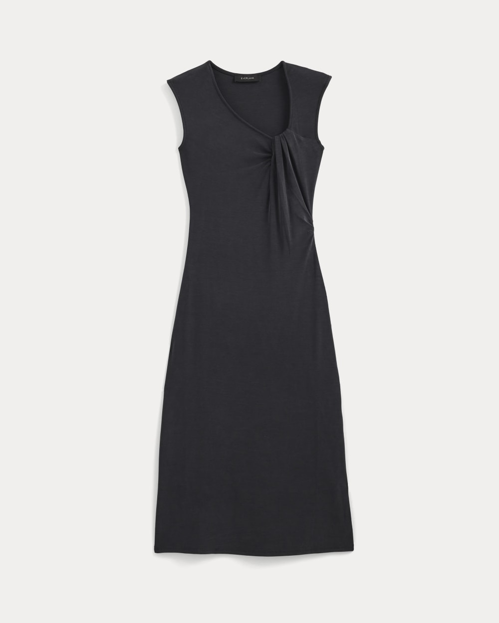 blue dress for baby girl Knit Asymmetrical Midi Dress