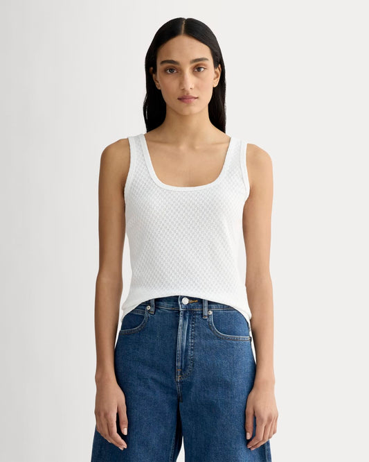 womens-pointelle-cami-white | primary