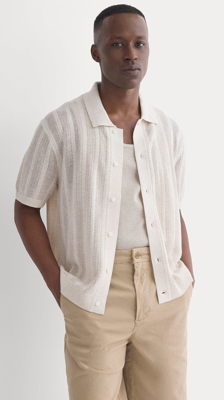 The Relaxed Linen Long-Sleeve Shirt | Black – Everlane