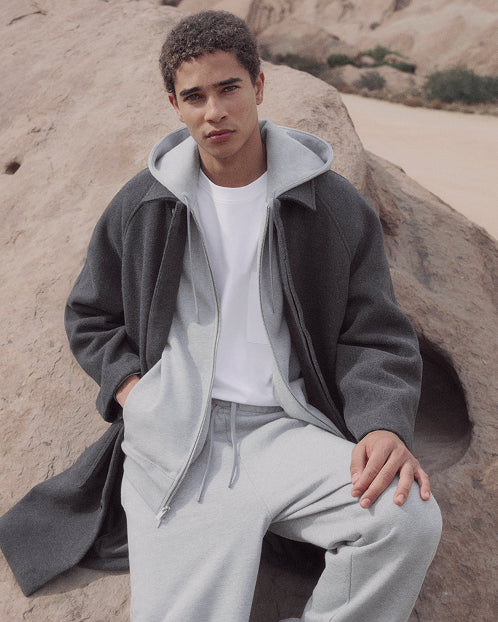 The Pique Polo | Heathered Graphite – Everlane