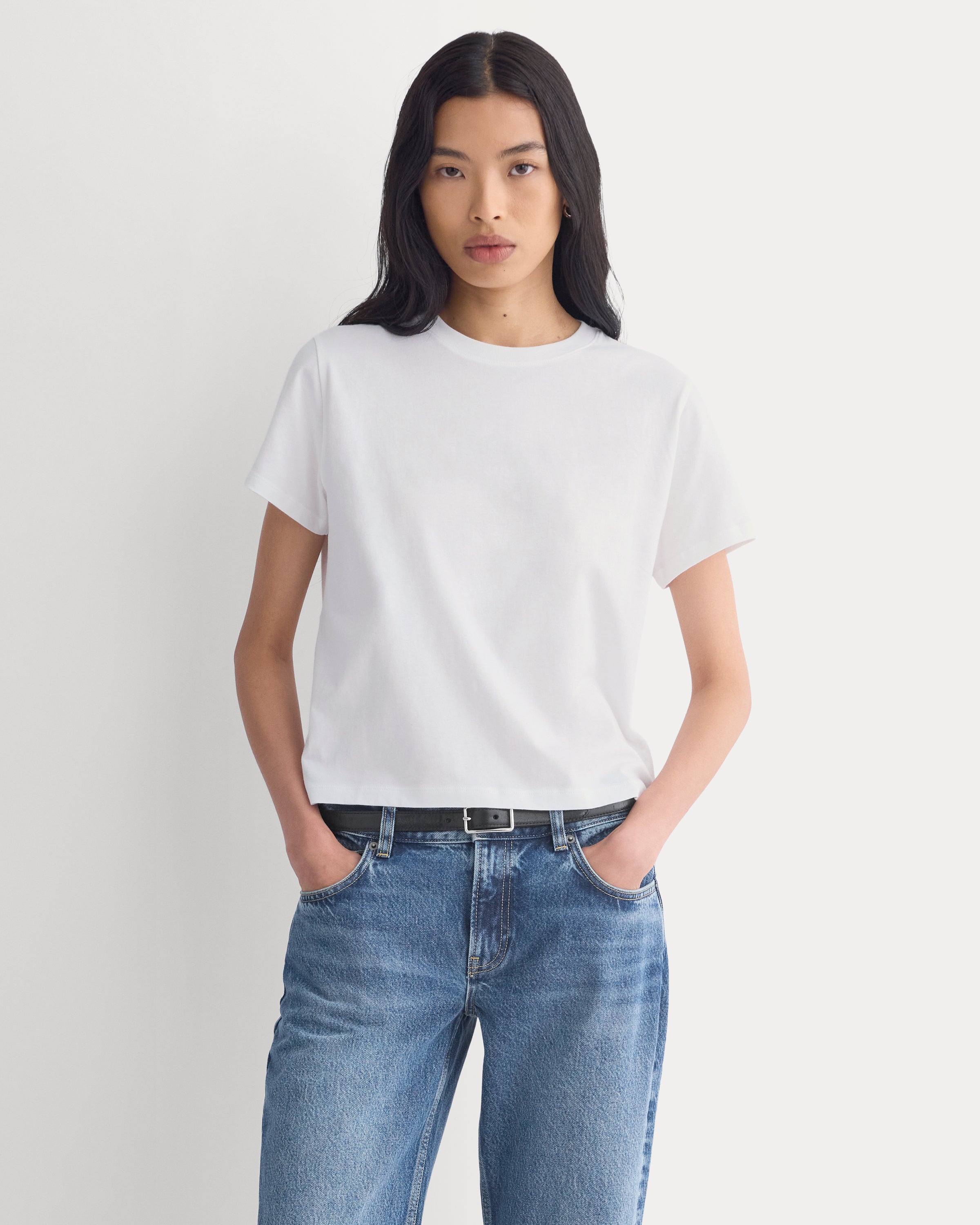EVERLANE The Organic Cotton Box-Cut Tee