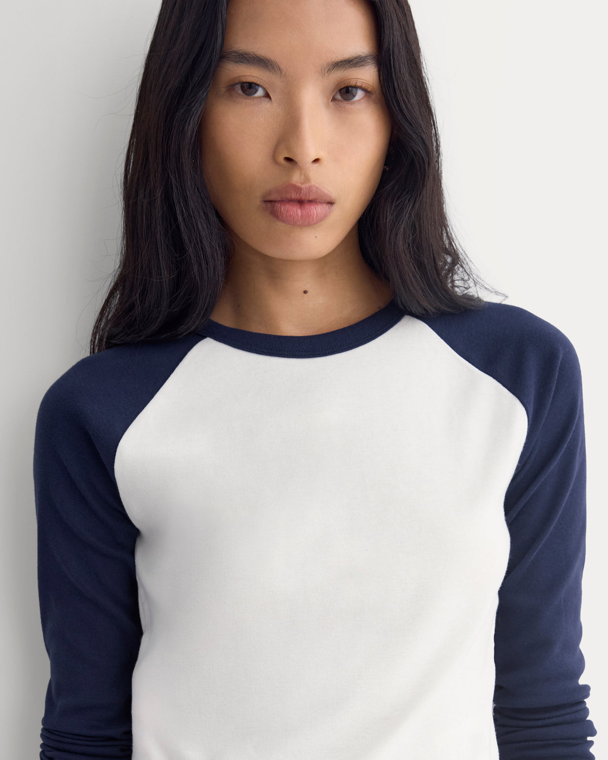 RetroSoft Cotton Ragland Crew | Bone