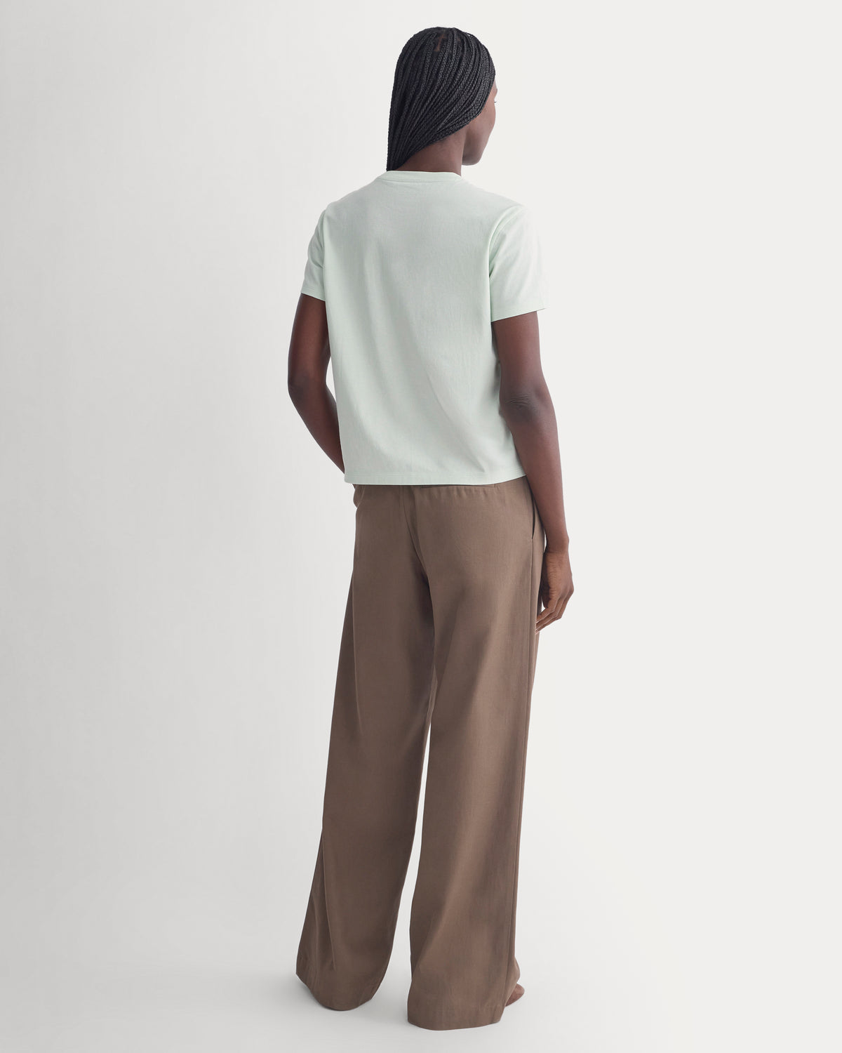 The Box-Cut Tee in Essential Cotton | Lily Green