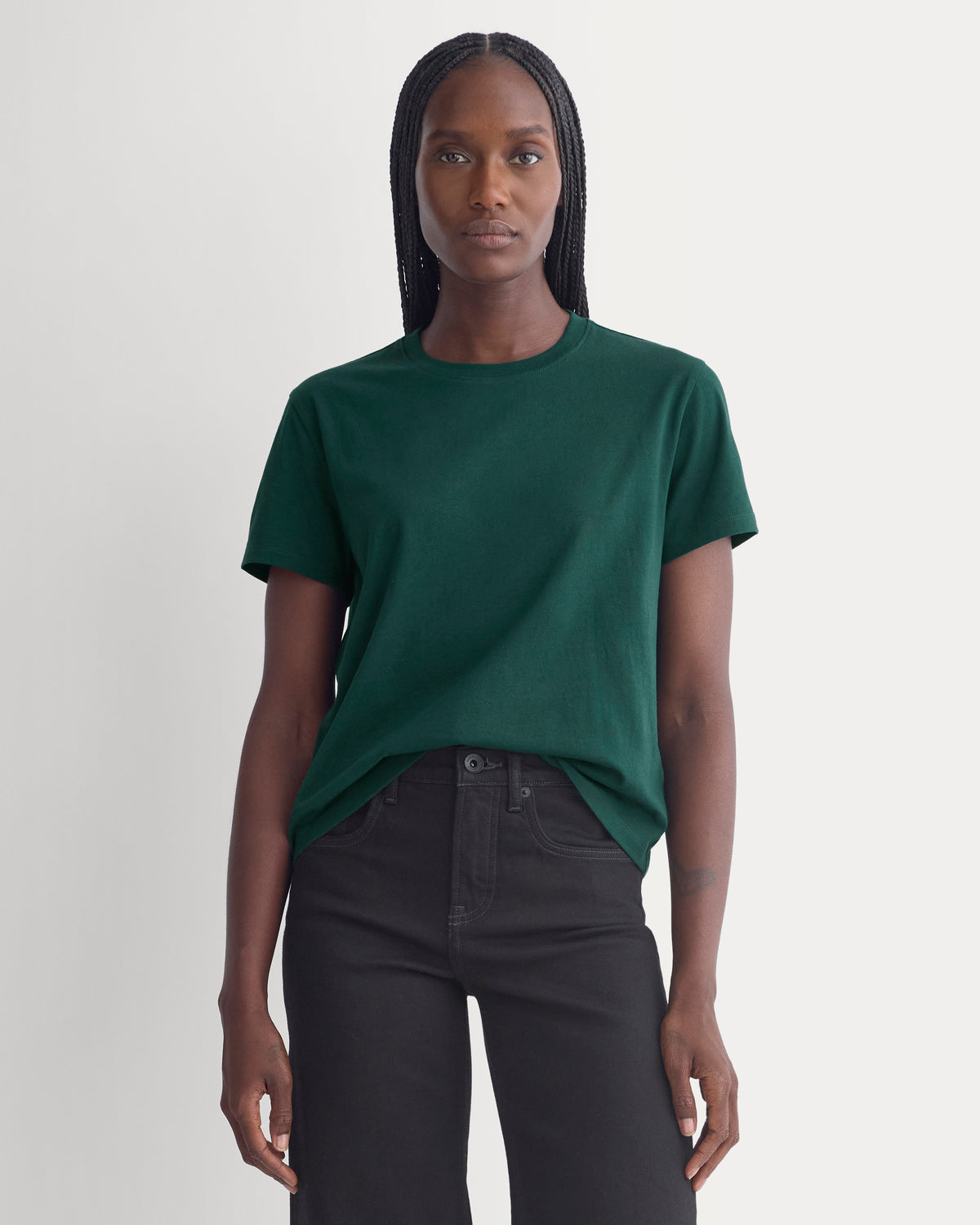 The Box-Cut Tee in Essential Cotton | Ponderosa Pine
