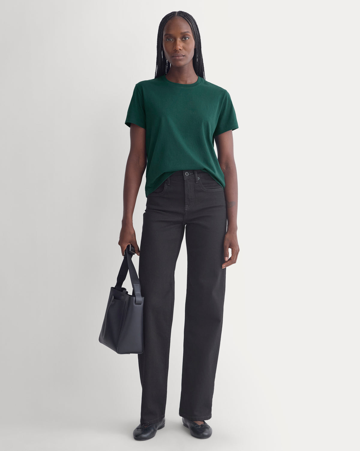 The Box-Cut Tee in Essential Cotton | Ponderosa Pine