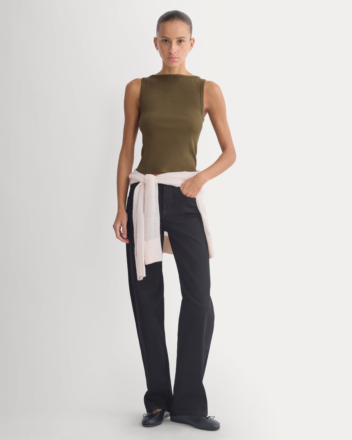 Effortless Rib Boatneck Tank | Beech