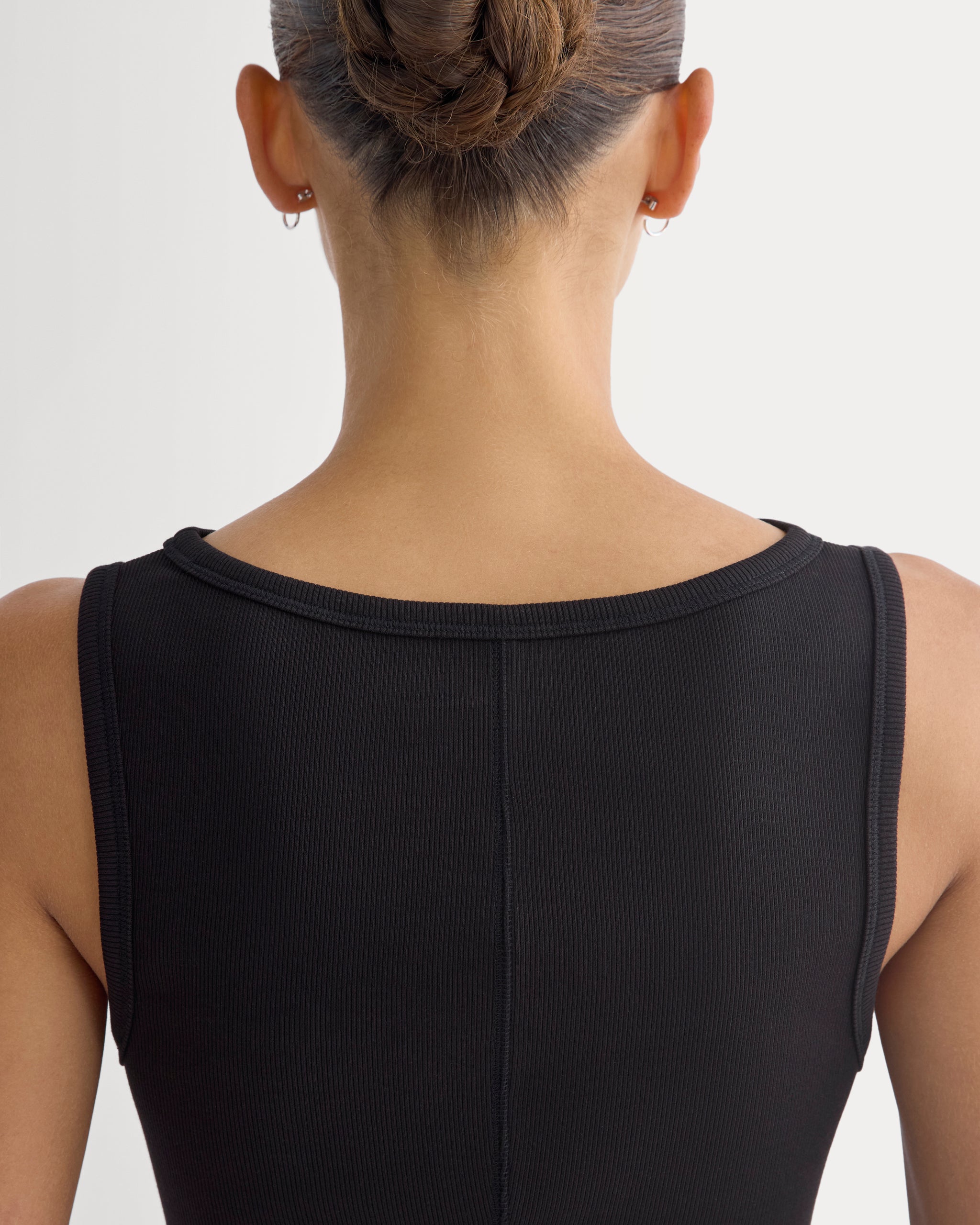 Effortless Rib Boatneck Tank | Black