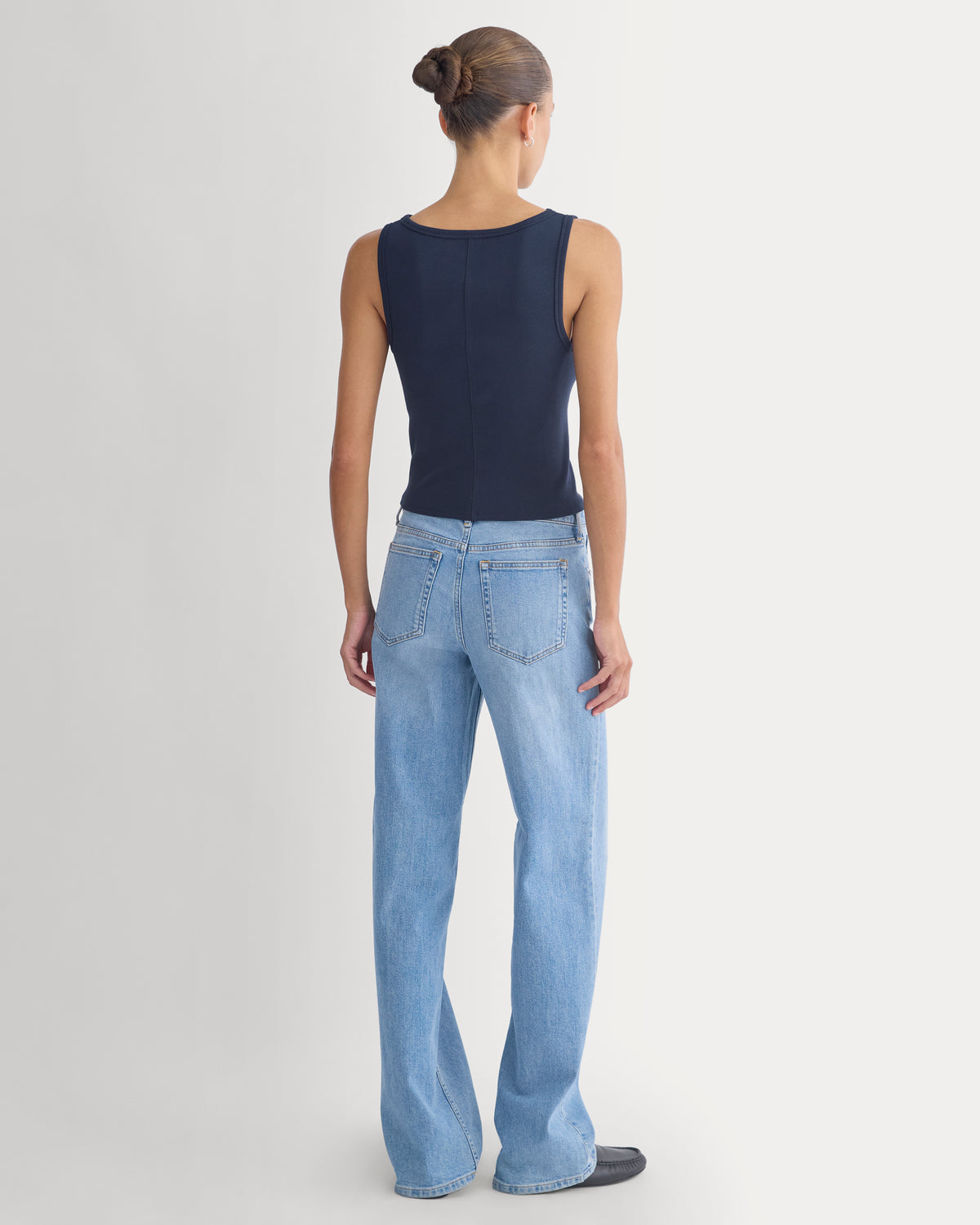 Effortless Rib Boatneck Tank | Navy