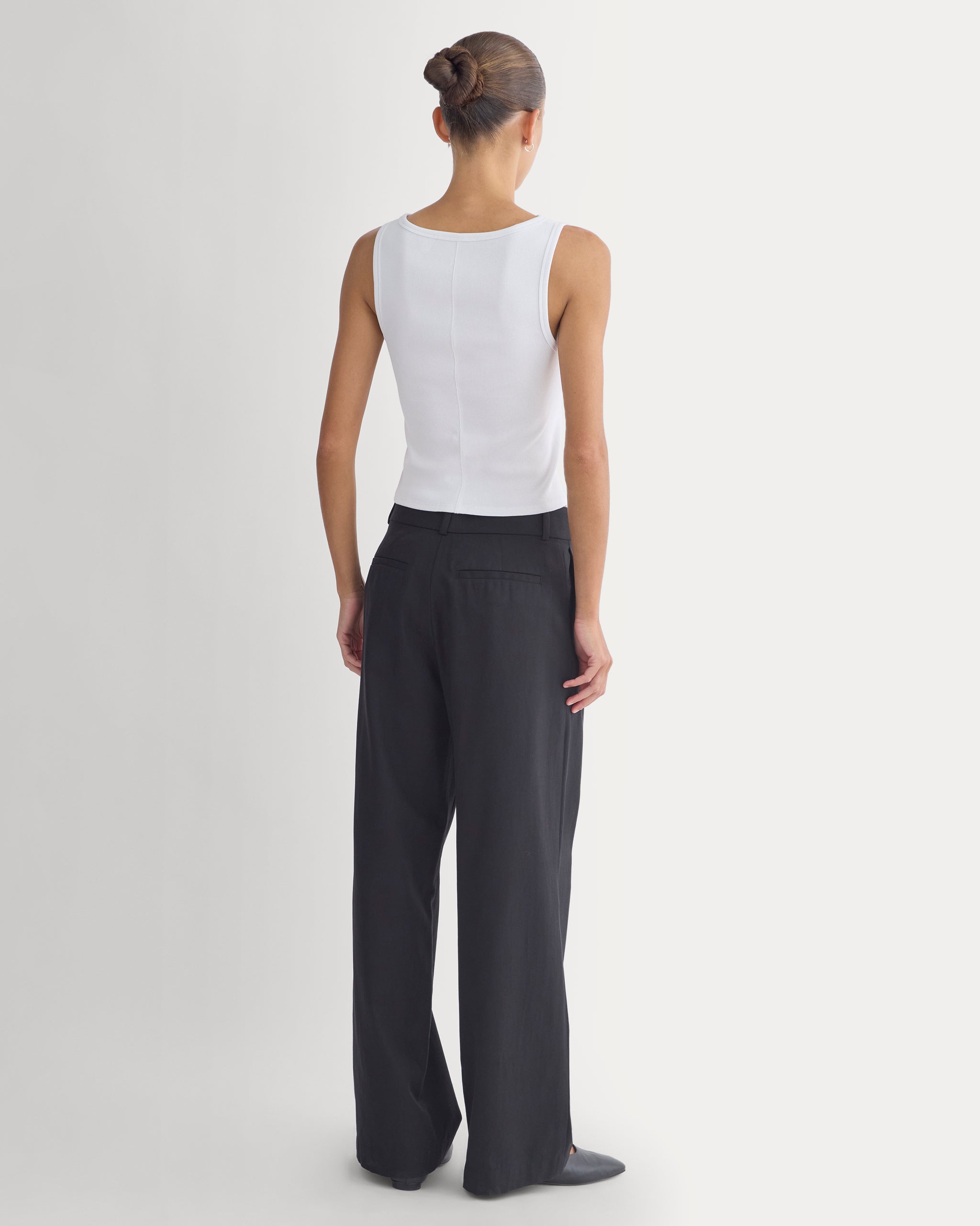 Effortless Rib Boatneck Tank | White