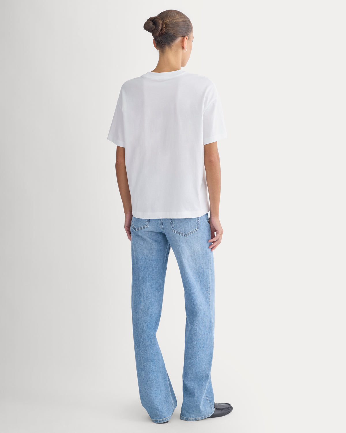 Forever Jersey Oversized Tee | White