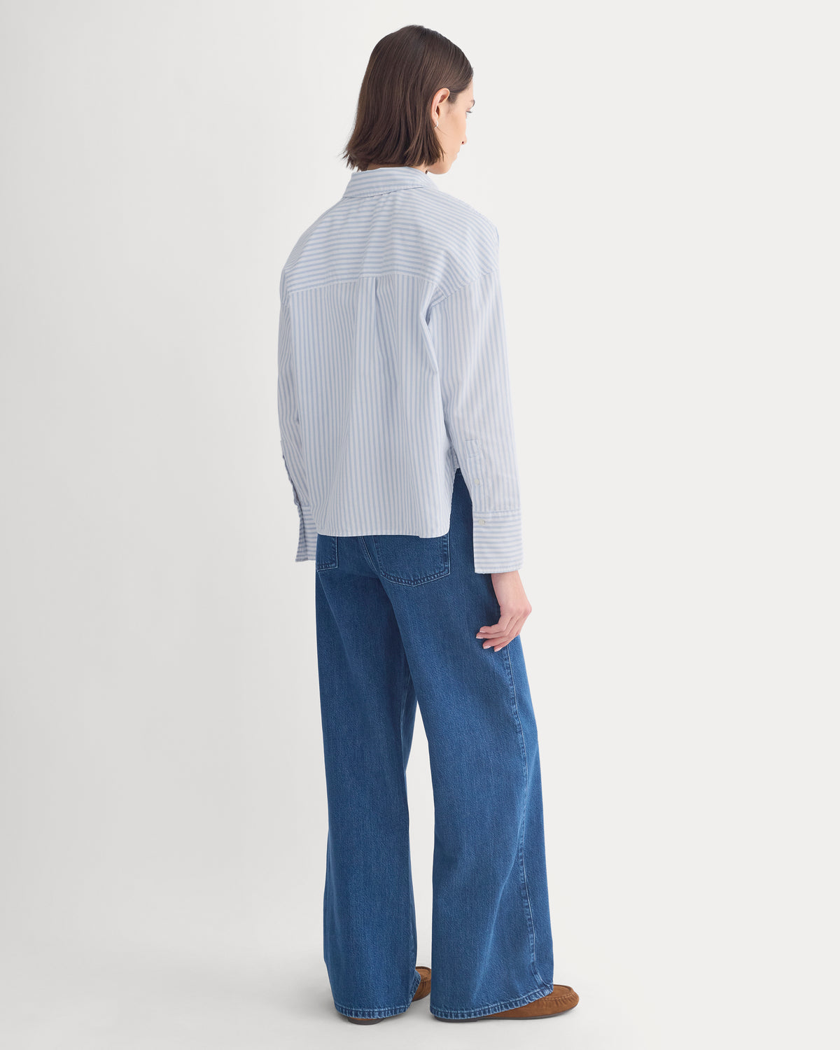 Oxford Boyfriend Shirt | Blue