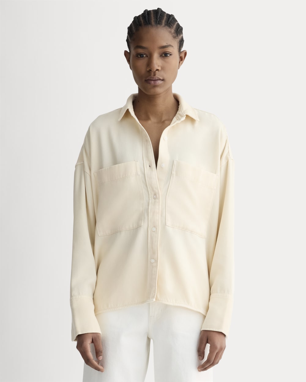 The Boxy Overshirt in Buttersoft