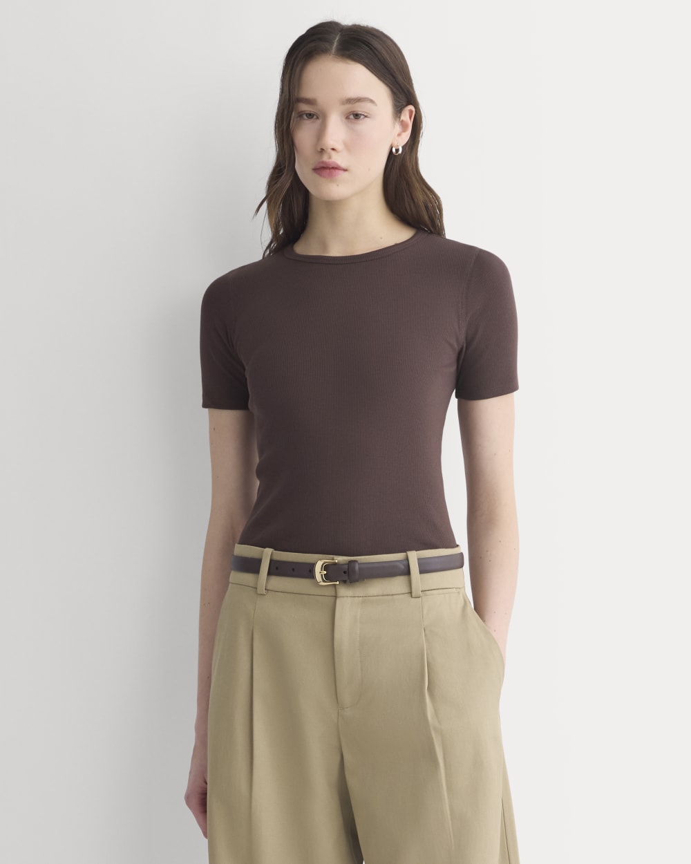 womens-supima-micro-rib-ss-crew-coffee-bien | primary