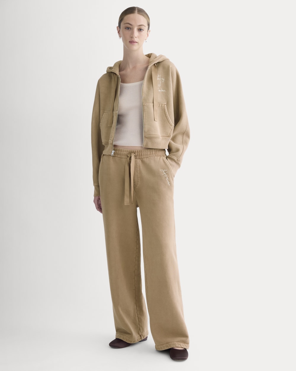 everlane-x-laufey-foundation-sweatpant-weathered-clay | primary