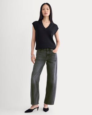 Loose Curve Jean | Carbon Midnight
