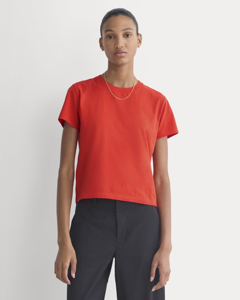 The Box-Cut Tee in Essential Cotton