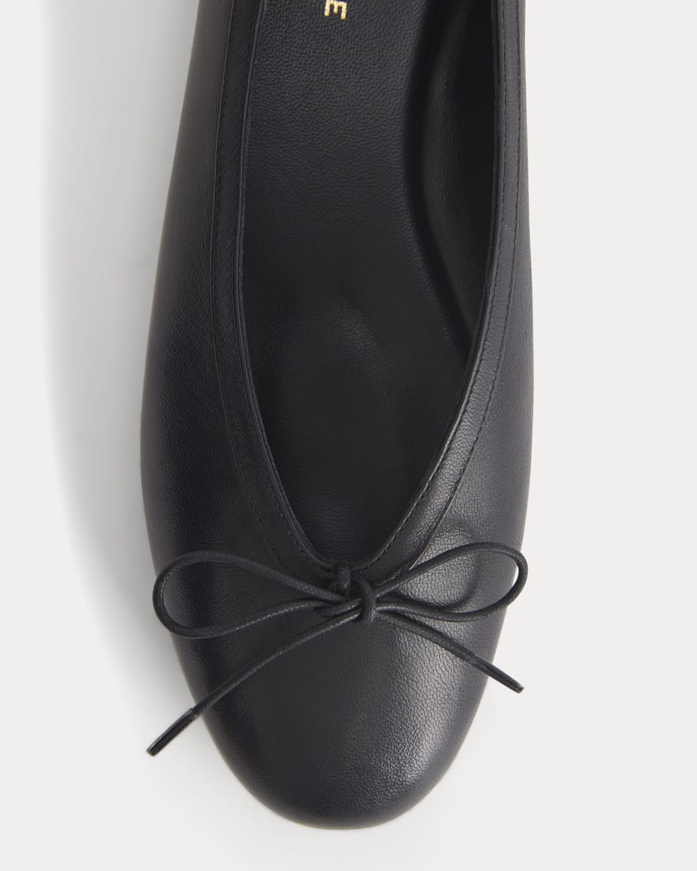 Made in Italy Ballet Flat | Black Leather – Everlane