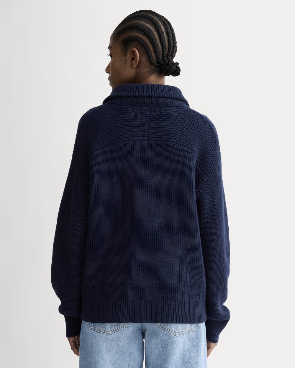 The Half-Zip in Everyday Cotton | Navy – Everlane