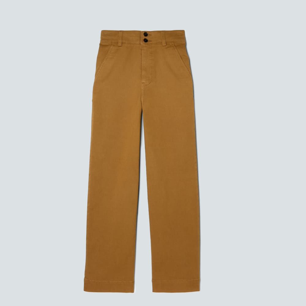 womens-twill-wide-leg-pant-tapenade | alt