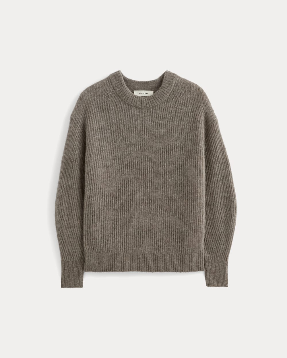 womens-alpaca-ribbed-cocoon-crew-taupe-melange | alt