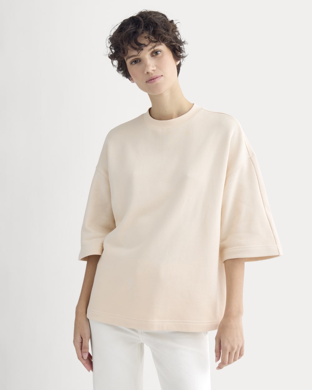 womens-lightweight-terry-oversized-tee-parchment | primary