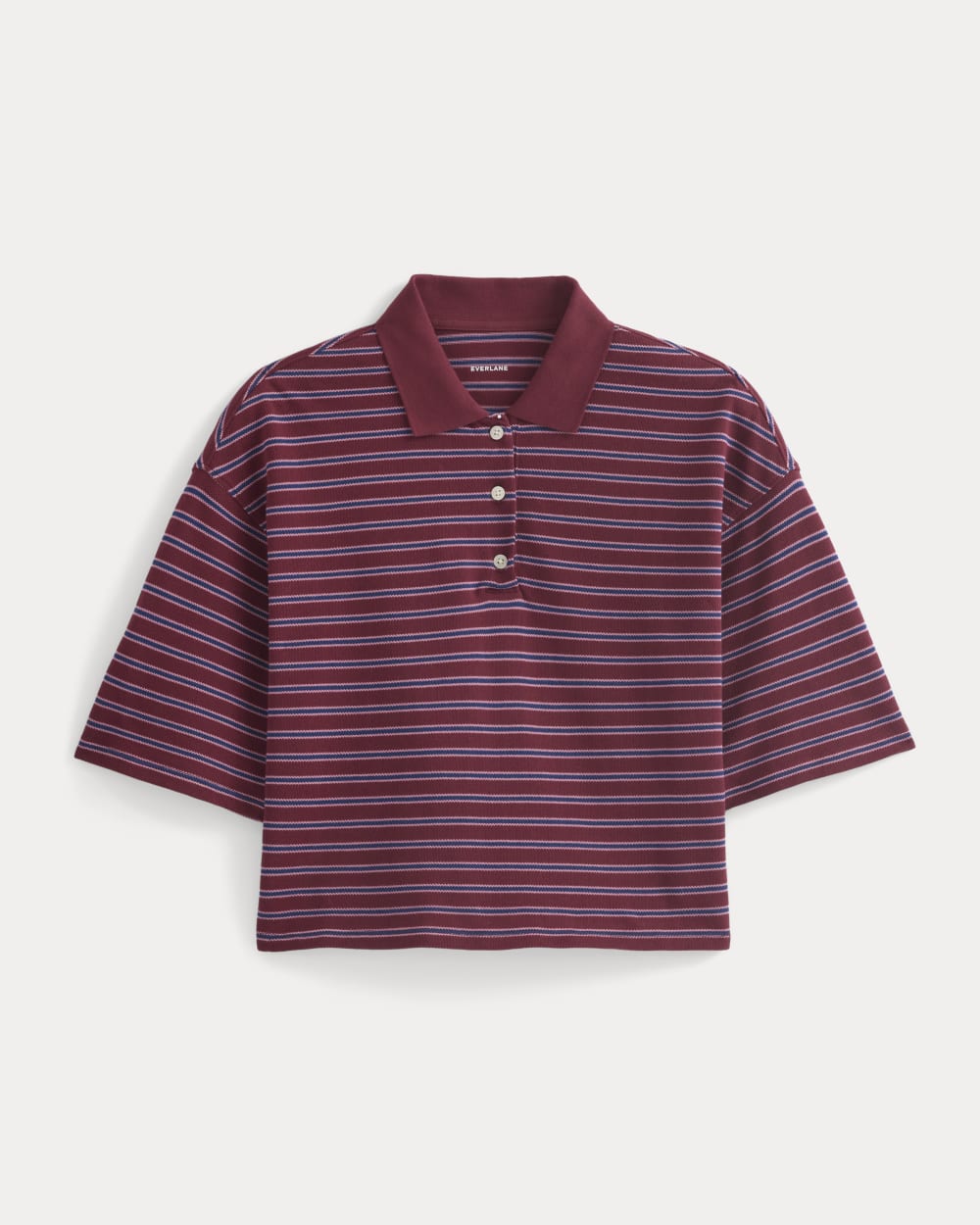 womens-pique-boxy-polo-pomegranate-rose-blue | alt