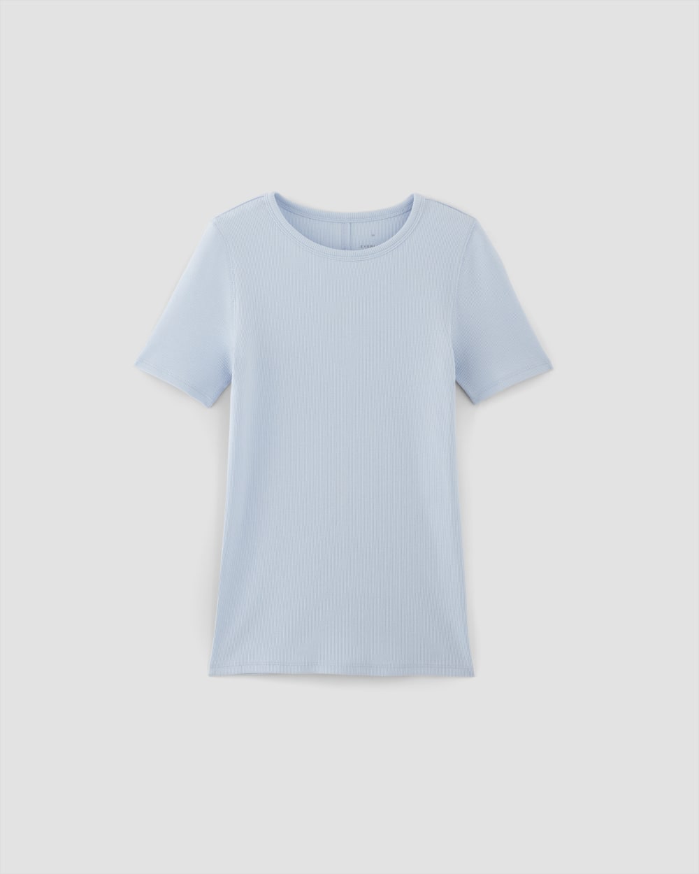 womens-supima-micro-rib-crew-chambray-blue | alt