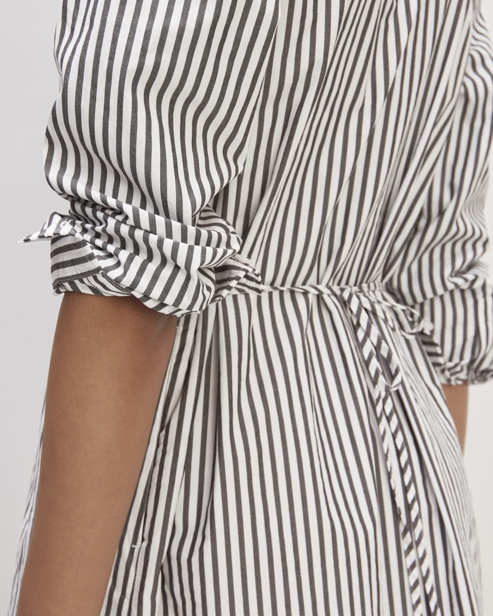 knee length dresses for ladies Black And White Printed Button Up Midi Shirt Dress – AX Paris