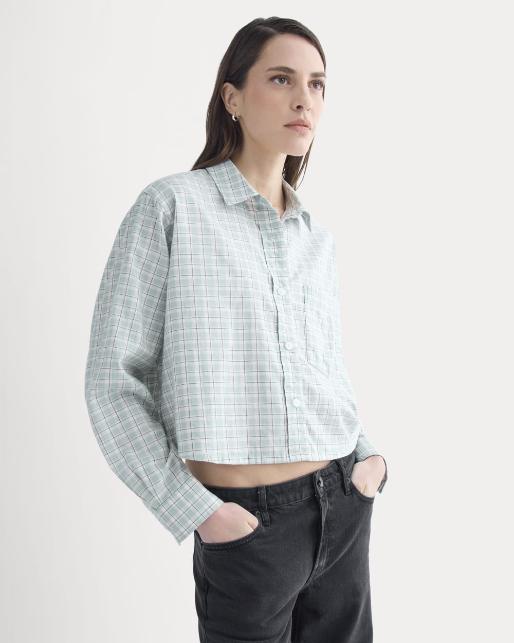 womens-silky-cttn-cropped-shirt-gray-mist | primary