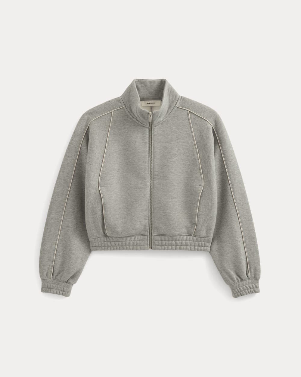 womens-luxe-fleece-track-jacket-vintage-heather-grey | alt