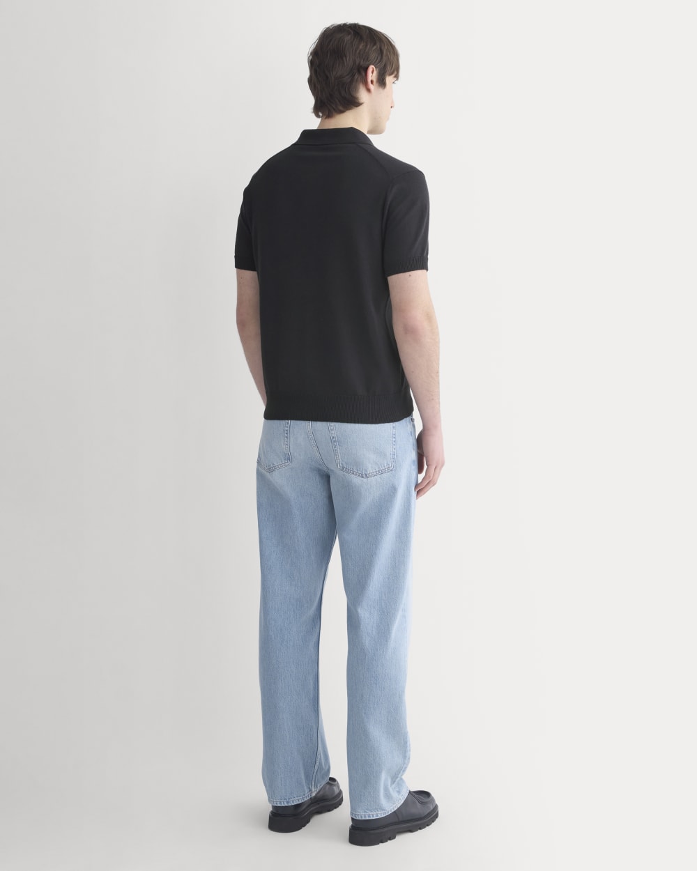 mens-no-sweat-sweater-polo-black