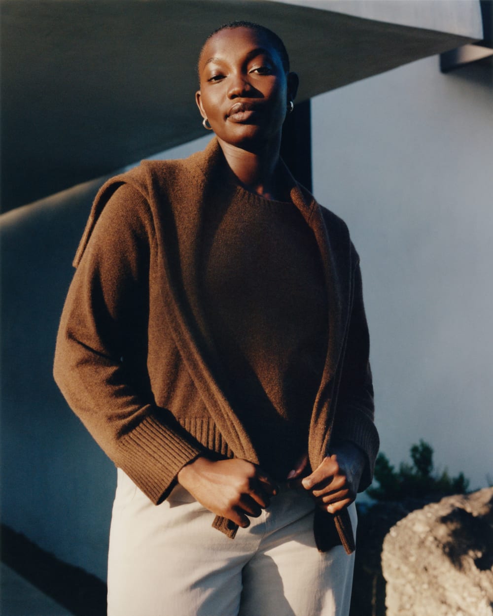 The Boxy Crew in Cashmere | Heather Cocoa – Everlane