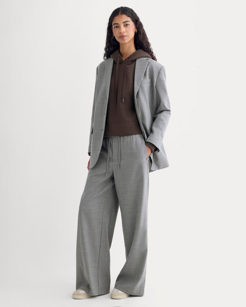 The Pull-On Trouser in Tailor Twill | Heather Graphite – Everlane